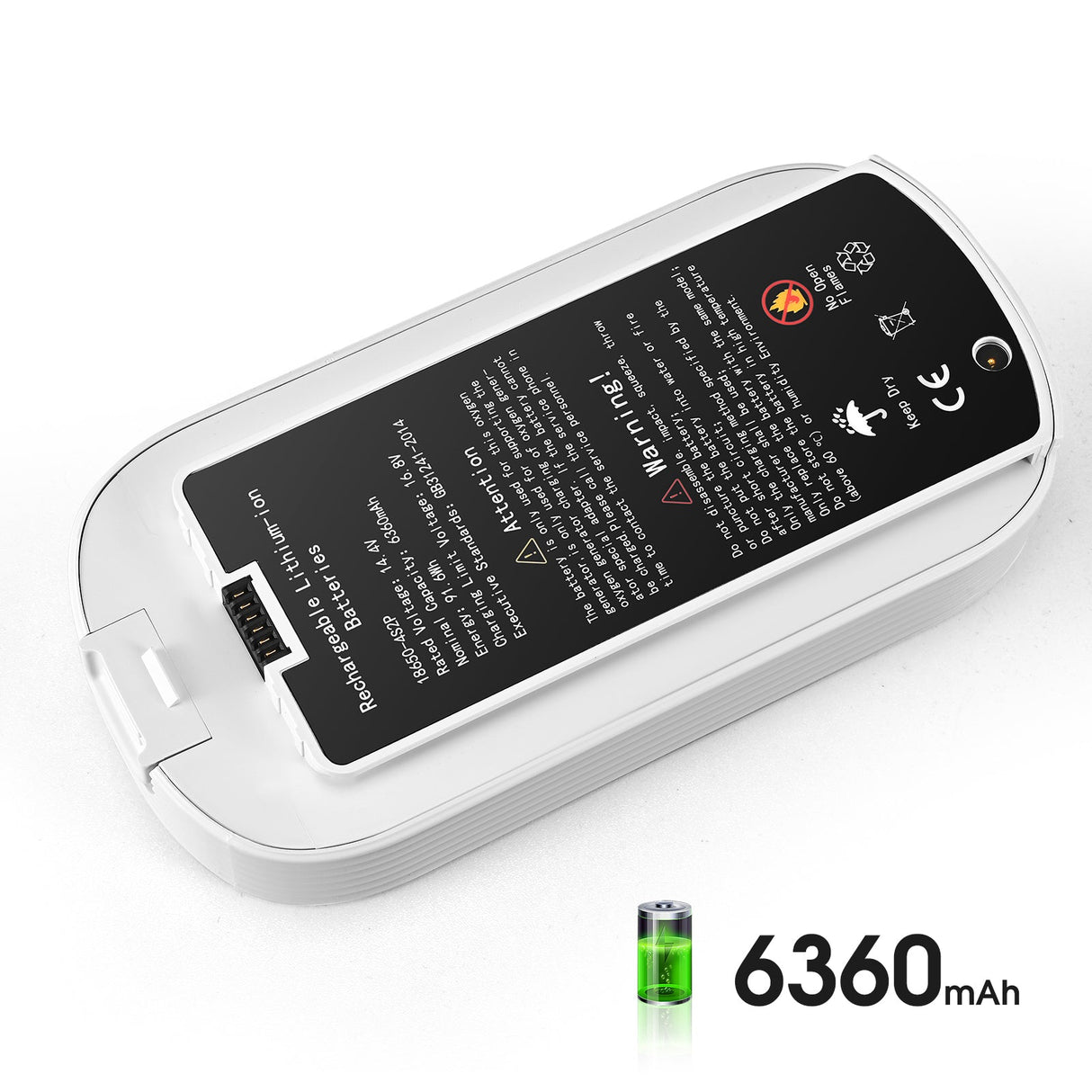 Lisävaruste: Vaihdettava litiumioniakku Happikonsentraattorin lisävarusteet VP-2