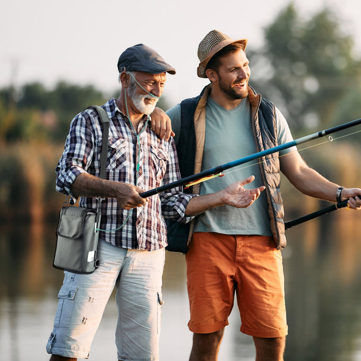 VARON VP-2 Pulse kannettava happikonsentraattori | 24 tunnin jatkuva käyttö, pitkä akunkesto, kevyt ja matkustamiseen sopiva, CE-hyväksytty