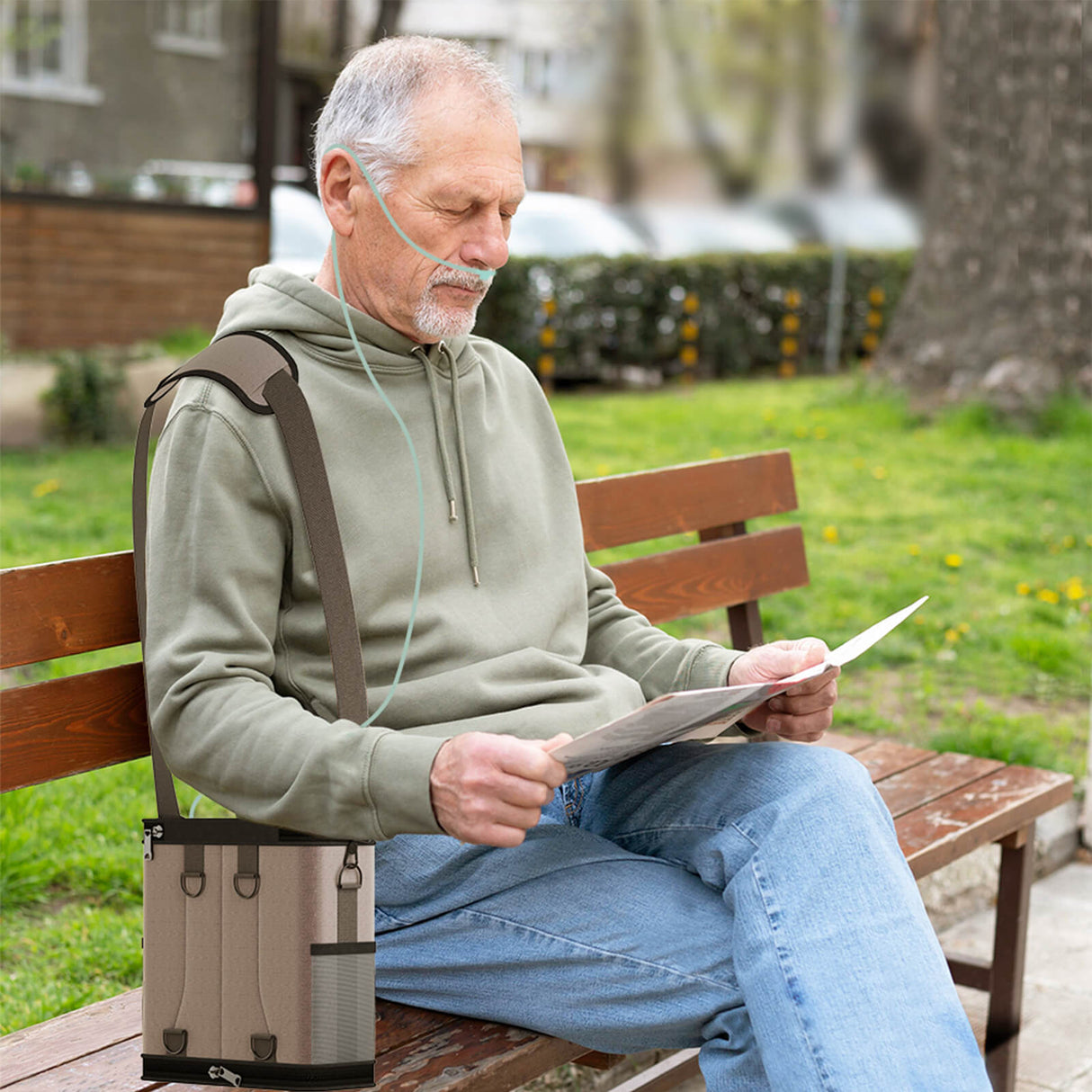 VARON VP-6 jatkuvatoiminen kannettava happikonsentraattori | 1–6 l/min virtaus, CE-hyväksytty