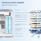 VARON VH-3 kotikäyttöinen happikonsentraattori | 1–7 l/min mukava hoito, CE-hyväksytty