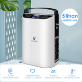 VARON VP-1 Pulse kannettava happikonsentraattori | 24 tunnin käyttö, CE-hyväksytty
