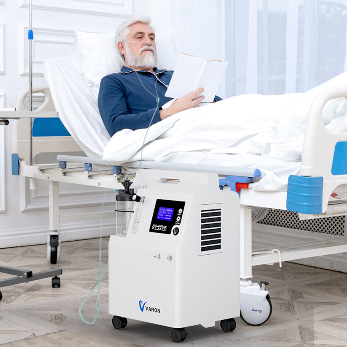 VARON Serene 5L happikonsentraattori | 72 tunnin käyttö FDA- ja CE-hyväksytty
