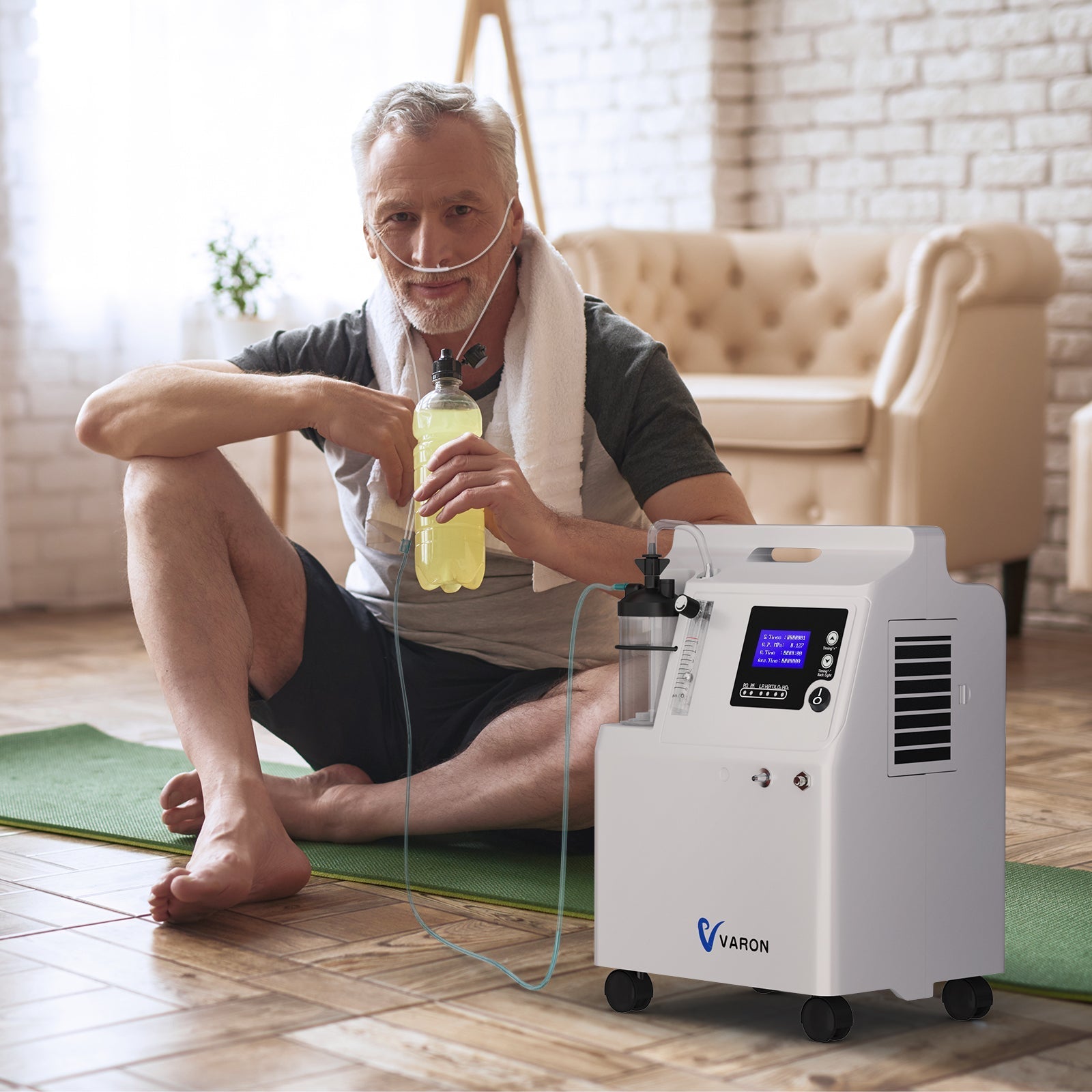 VARON Hemmakoncentrator Serene 5 | 72 timmars användning FDA- och CE-godkänd