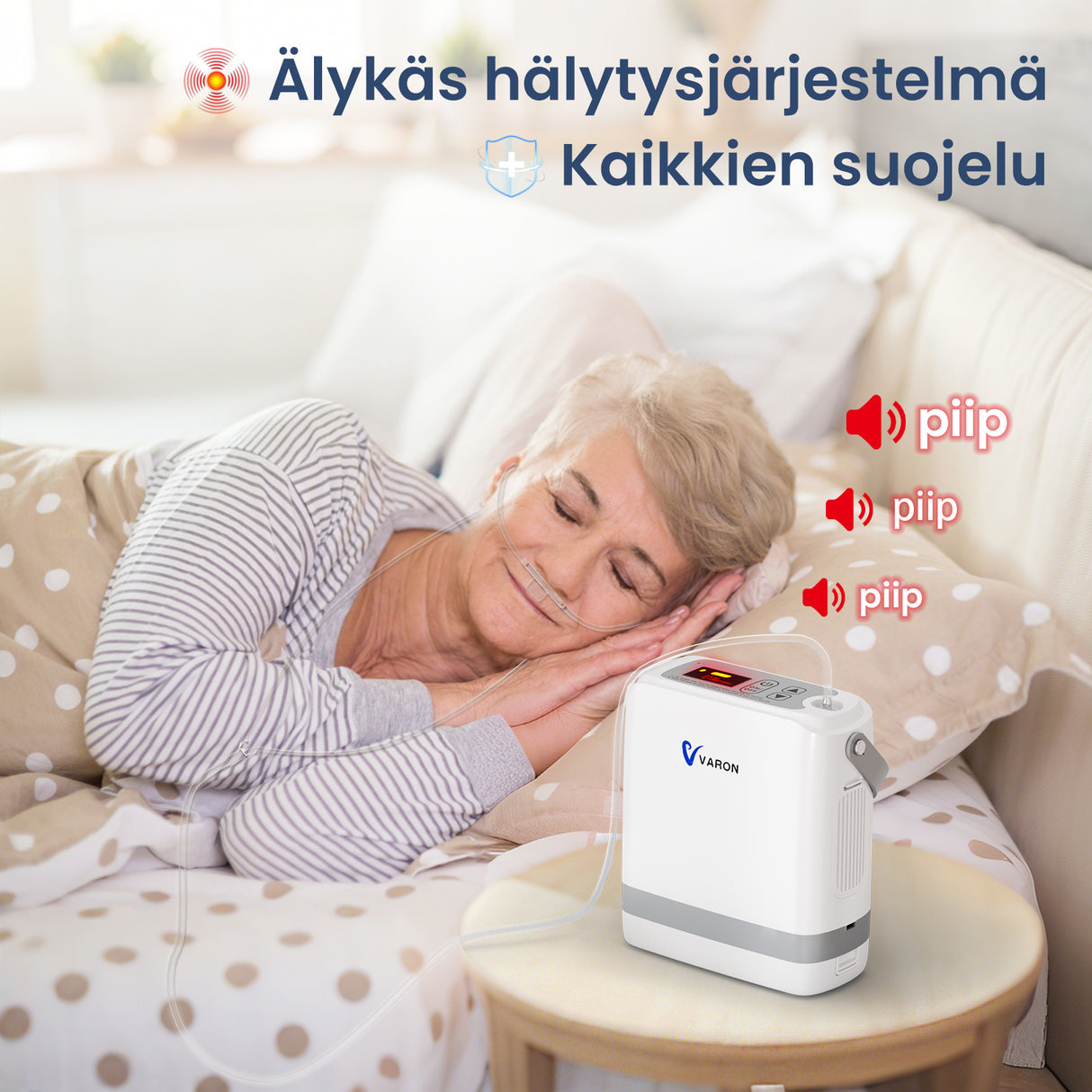 Esitilaus: Uusi VARON VP-8G | Kannettava pulssivirtaushappikonsentraattori (tasot 1–8)