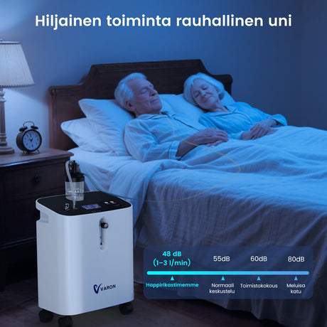 VARON home oxygen concentrator VH-3 pro | 1–10 l/min comfortable treatment, CE approved
