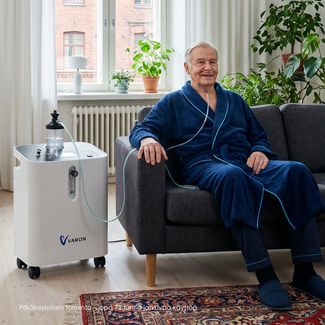 VARON home oxygen concentrator VH-3 pro | 1–10 l/min comfortable treatment, CE approved