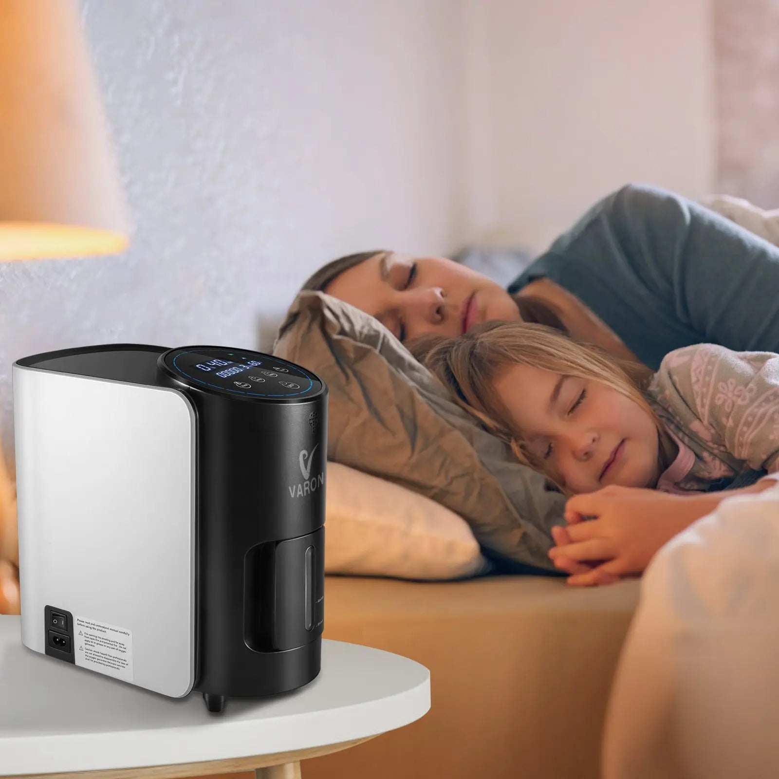 VARON VH-1 syrgaskoncentrator för hemmabruk | 1–7 l/min, Vital Senior Health, CE-godkänd