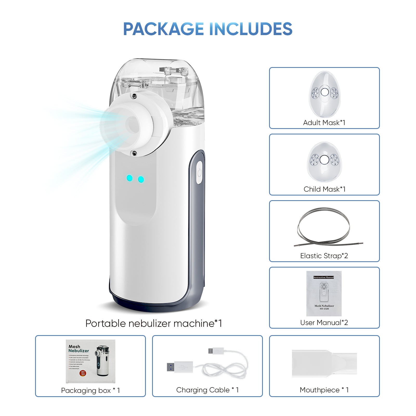 VARON bärbar nebulisator MY-132
