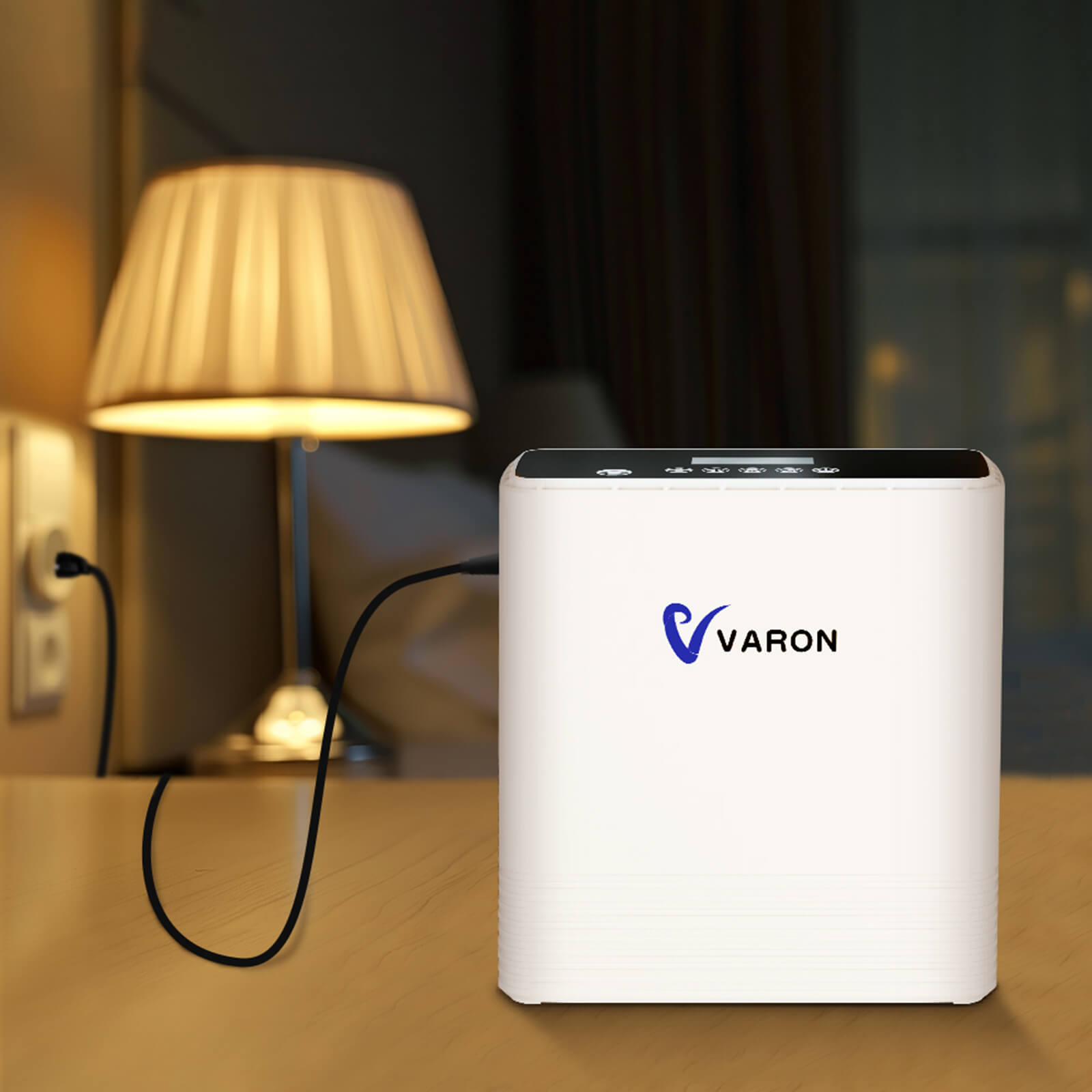 VARON bärbar syrgaskoncentrator VP-6 | 1–6 l/min flöde, CE-godkänd