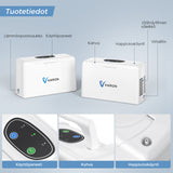 VARON VL-2 Light 3 l/min jatkuvatoiminen kannettava happikonsentraattori, CE-hyväksytty