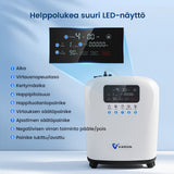 VARON syrgaskoncentrator för hemmabruk VH-3 | 1–7 l/min bekväm behandling, CE-godkänd