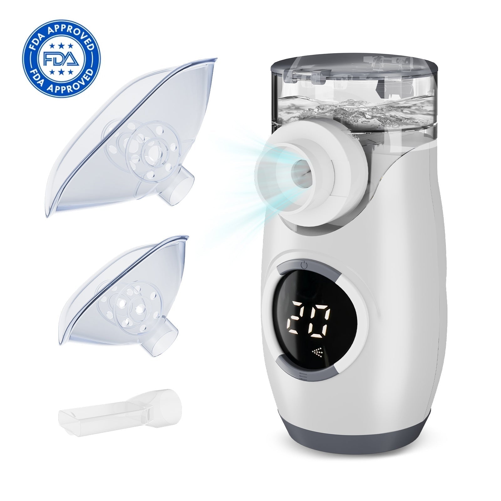 VARON bärbar nebulisator för nebuliseringsbehandling MY-135B