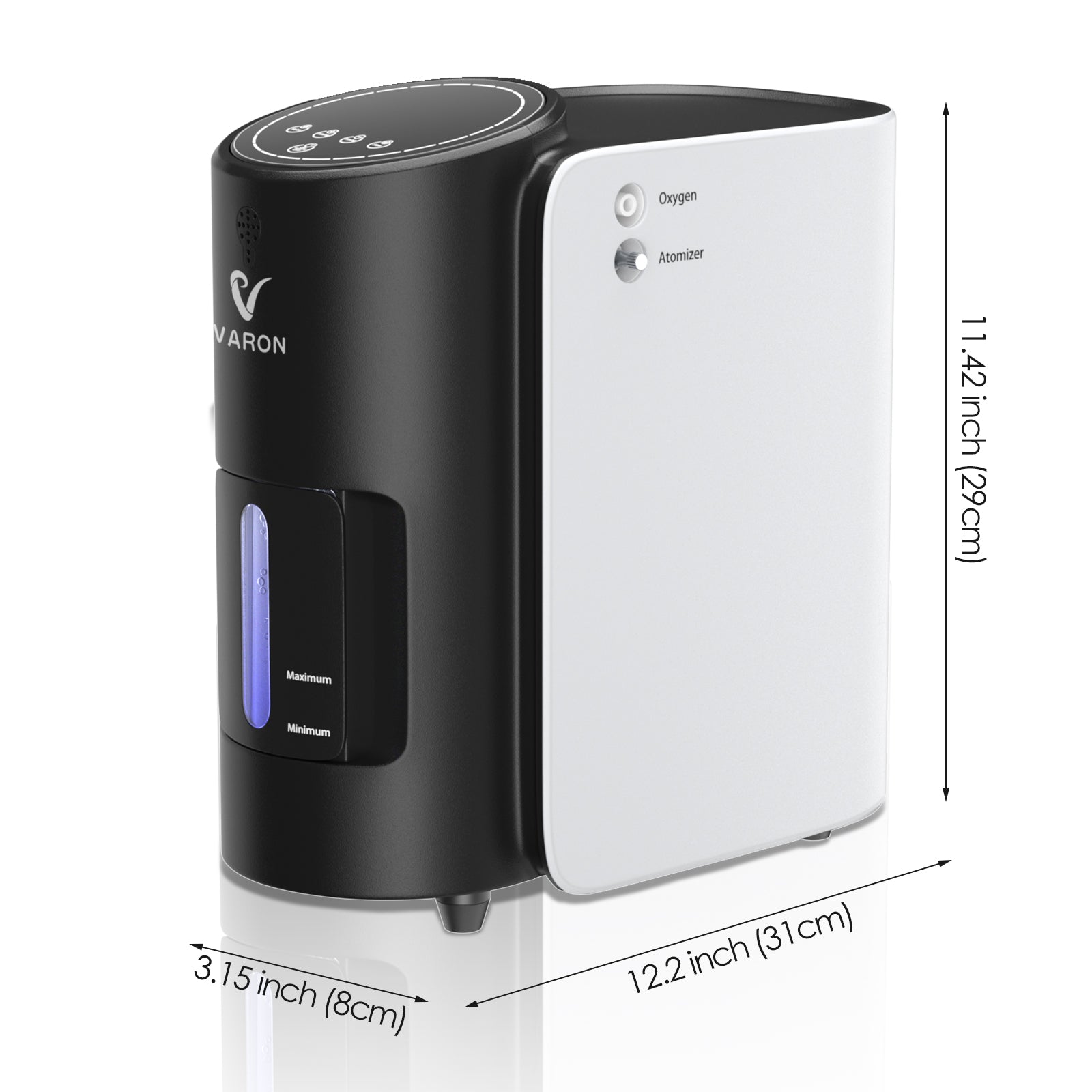 VARON VH-1 syrgaskoncentrator för hemmabruk | 1–7 l/min, Vital Senior Health, CE-godkänd