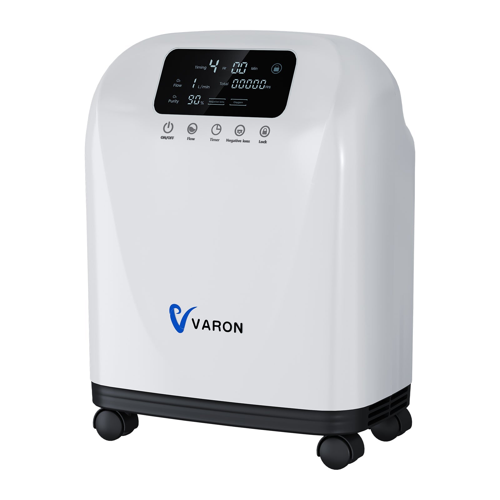 VARON syrgaskoncentrator för hemmabruk VH-3 | 1–7 l/min bekväm behandling, CE-godkänd