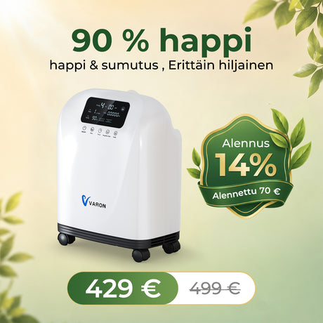 VARON home oxygen concentrator VH-3 | 1–7 l/min comfortable treatment, CE approved
