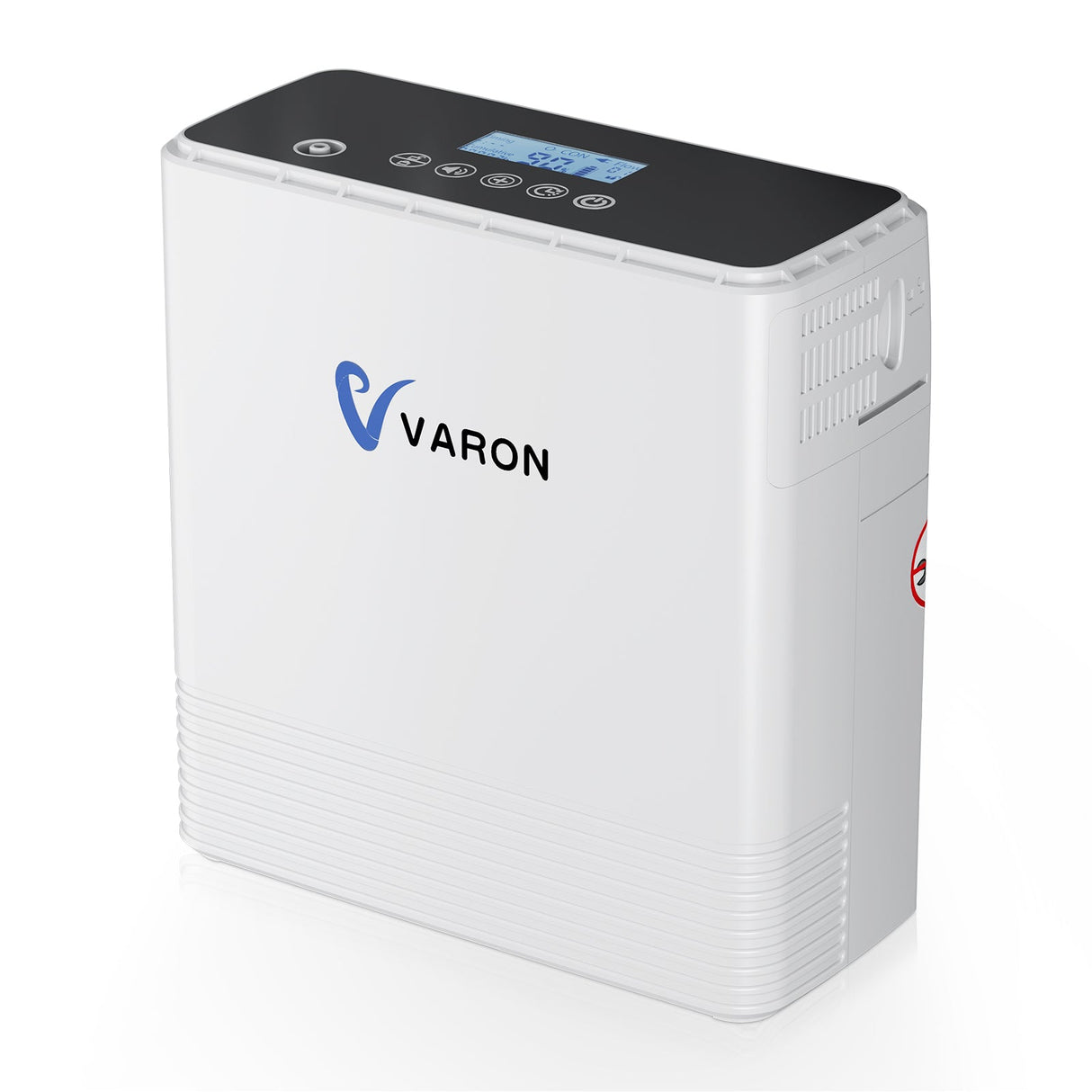 VARON VP-6 jatkuvatoiminen kannettava happikonsentraattori | 1–6 l/min virtaus, CE-hyväksytty