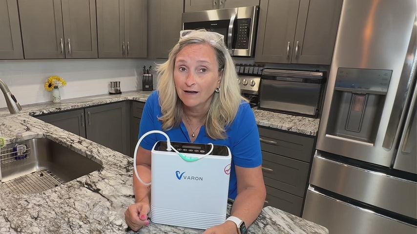 VARON portable oxygen concentrator VP-6 | 1–6 l/min flow, CE approved